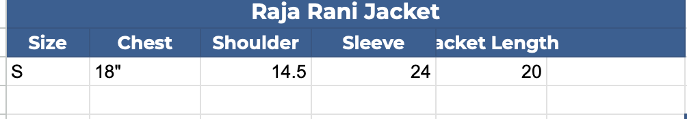 Raja Rani Jacket